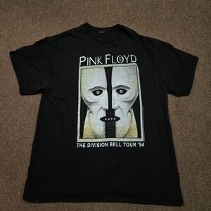 Pink Floyd Shirt Mens XL Black Division Bell Tour 94 Graphic Short Sleeve Tee